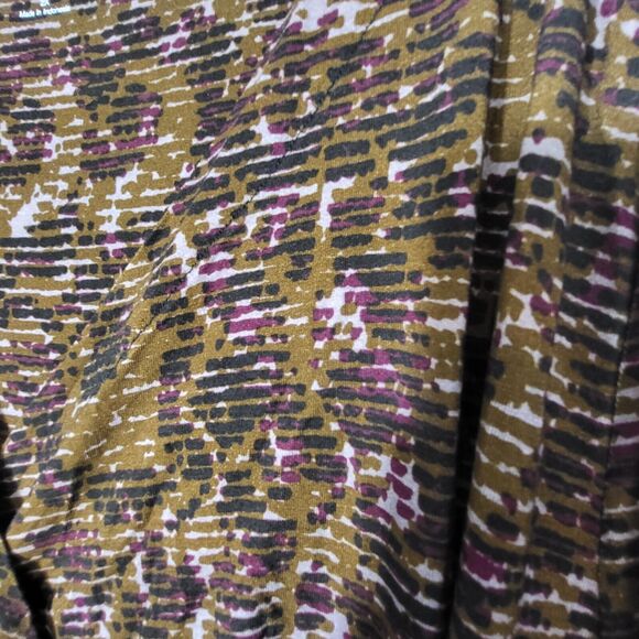 Soft Surroundings Caity Maxi Dress Faux Wrap Stretch Abstract Paisley 2X - Picture 9 of 12